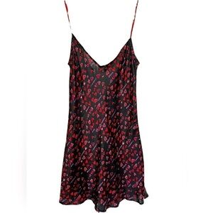 La Senza Printed Satin Slip Dress Size Small